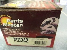 Parts Master Disc Brake Pad Premium Pads Front Parts Master MD342 FREE Ship!!