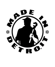 Made in Detroit logo Decal Car Window Sticker Vinyl You Pick The Size & Color  