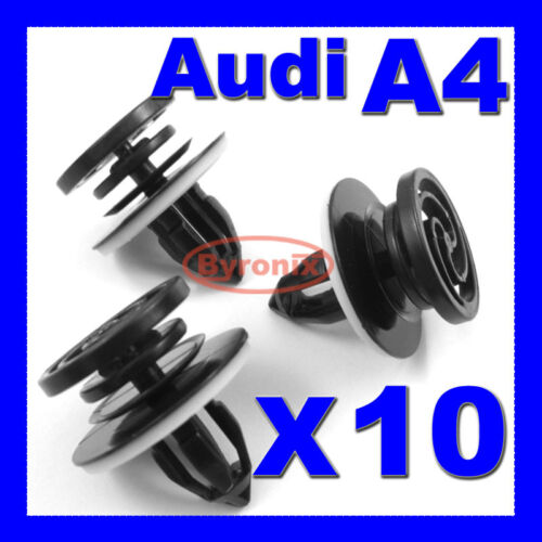 AUDI A4 DOOR CARD TRIM PANEL CLIPS FRONT INTERIOR PLASTIC  X 10 - Picture 1 of 1