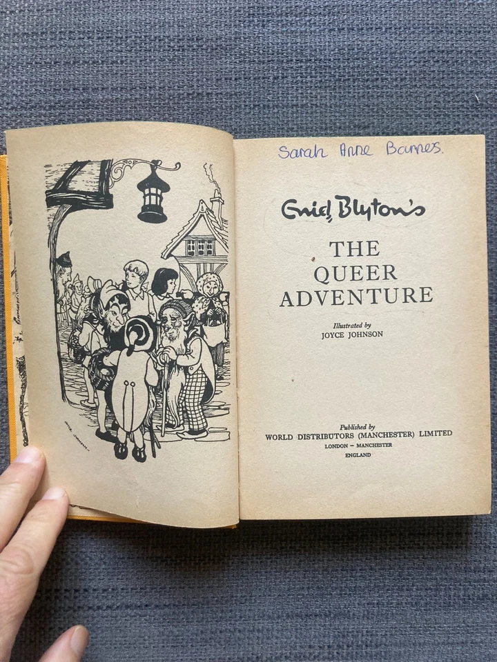 The Queer Adventure Enid Blyton 1952 HB 1st Fairyland unruly Princess Fenella - Image 4 of 4