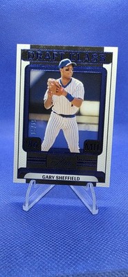 2025 Panini Three And Two Draft Picks Gary Sheffield Blue # 15/15