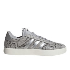 adidas Vl Court 3.0 Lace Up Womens Grey Sneakers Casual Shoes JR8669