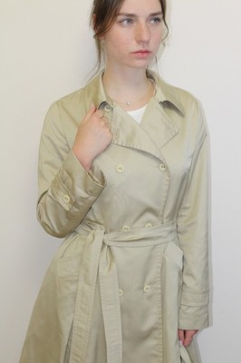 MAX MARA STUDIO Italy Long Coat Overcoat Trench Jacket IT 40 / US 10 / M