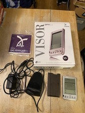 Handspring Visor Pro Silver Portable PDA Organizer Palm Pilot w Accessories 16MB
