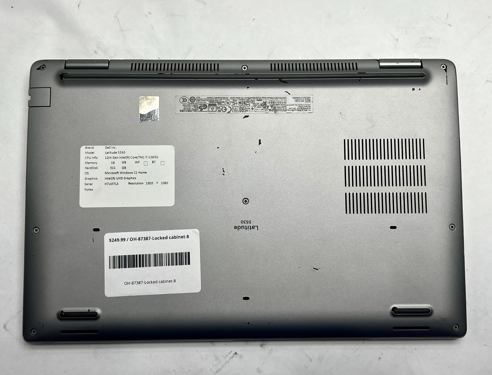 Dell latitude 5530, 14-Inch Laptop, with i7-1265U, Windows 11 Pro