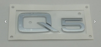 Original Audi Q5 Schriftzug Emblem Selbstklebend Chrom - 8R0853741 2ZZ