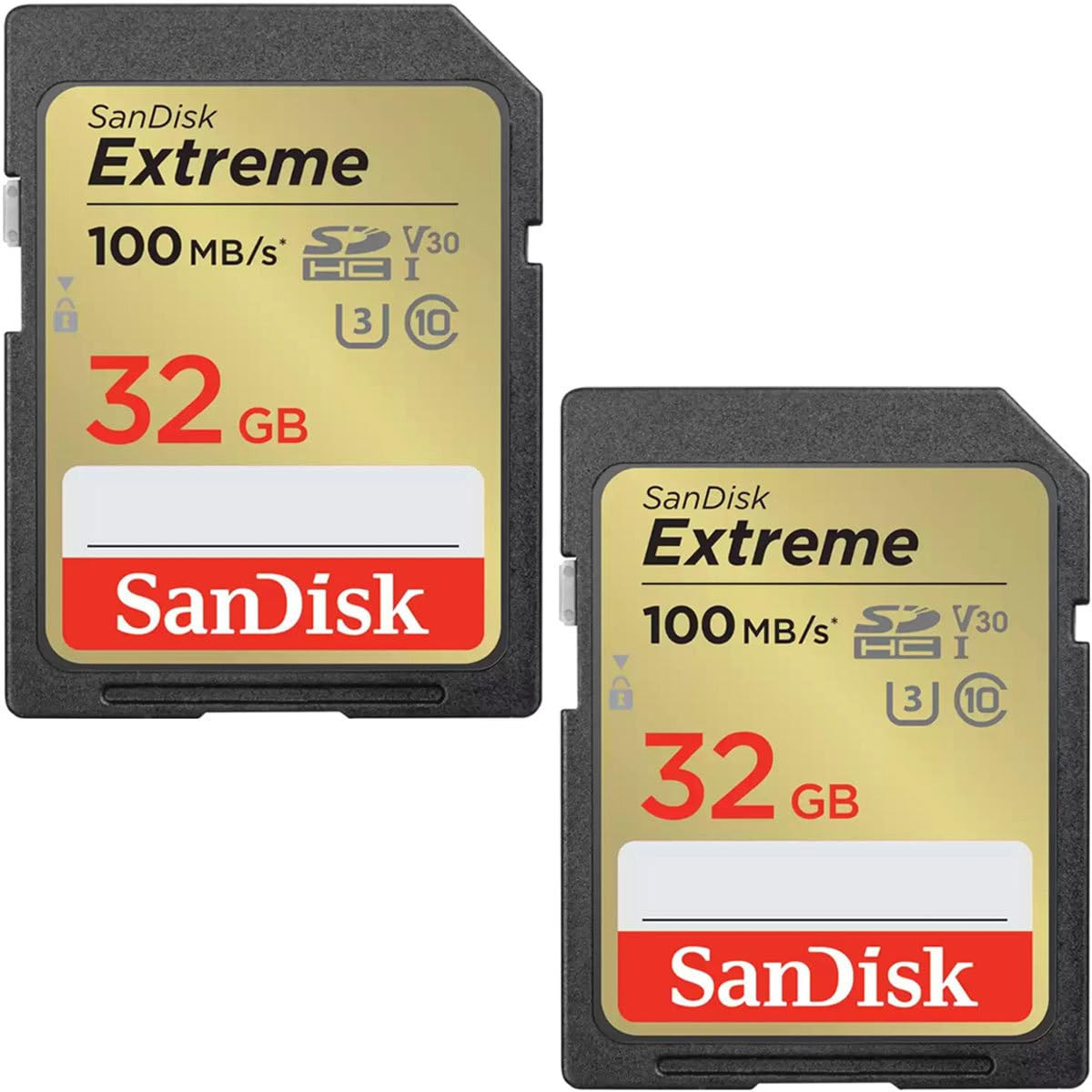 Sandisk FC Extreme 32GB SD 100MB - 2-Pack NUOVO