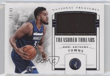 2017-18 Panini National Treasures Treasured Threads 3/49 Karl-Anthony Towns 0c6