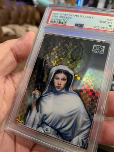 2021 Star Wars Galaxy Leia Organa #35 🔥X Factor /10 🔥 PSA 10