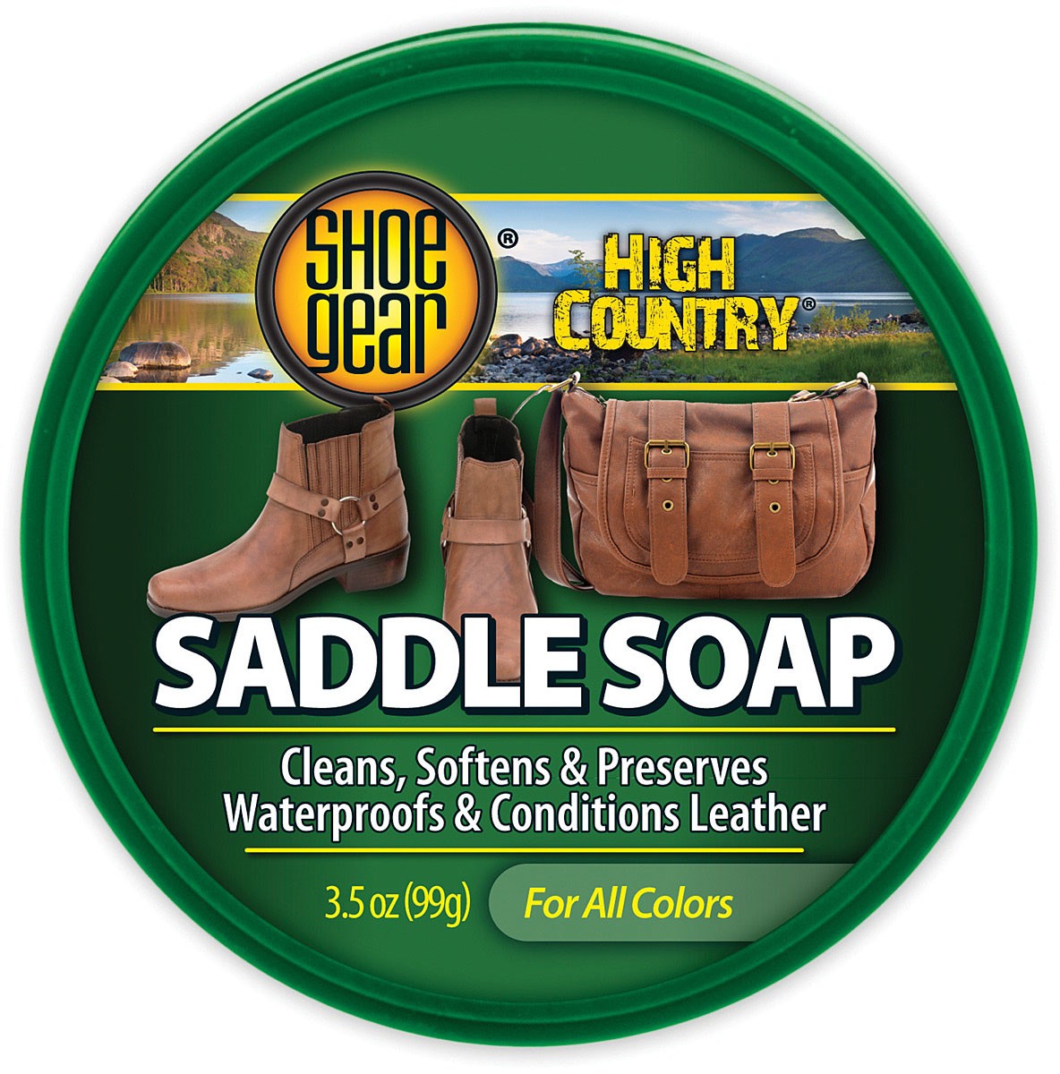Shoe Gear High Country Saddle Soap - Средство для чистки и кондиционирования кожи объемом 3,5 унции для