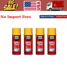 Great Stuff 12 Oz. Gaps and Cracks Insulating Spray Foam Sealant 4 pack