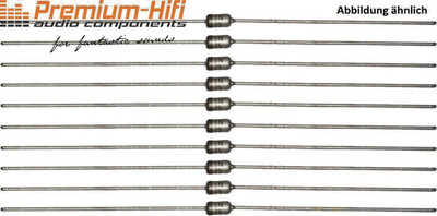 Premium-Hifi  10x Z-Diode, Zener-Dioden 1N753A  ZPD 6,2V 400mW 60mA max. axial