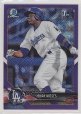 2018 Bowman Chrome Prospects Mega Box Purple Mojo Refractor Johan Mieses 0b3