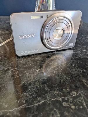 Grey Sony Cyber Shot 16 .1 Mega PixelDigital Camera