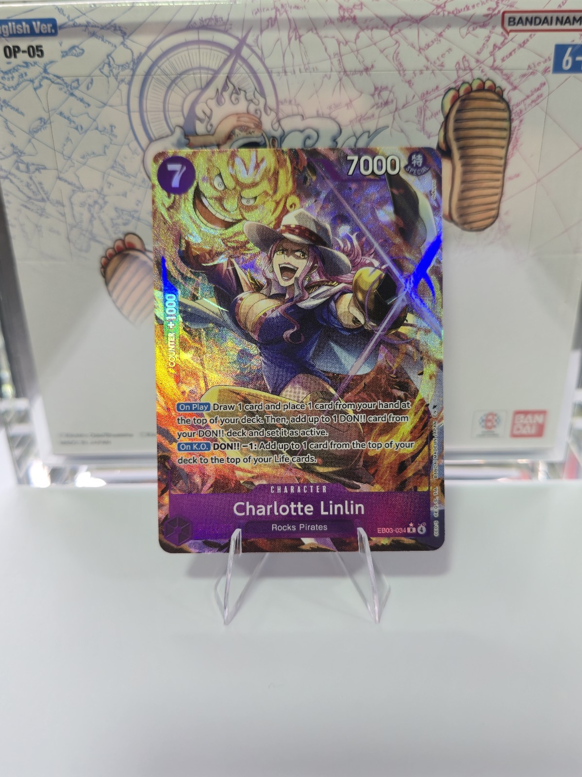 One Piece TCG Charlotte Linlin EB03-034 Alt Art Heroines Edition English