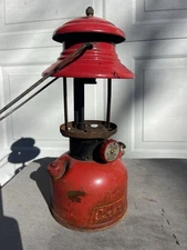 Vintage 1953 Coleman Lantern 200A Red. 4-53 Lantern Pyrex Rare Parts