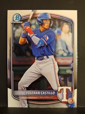 2025 Bowman Chrome Draft #107 Yolfran Castillo RANGERS