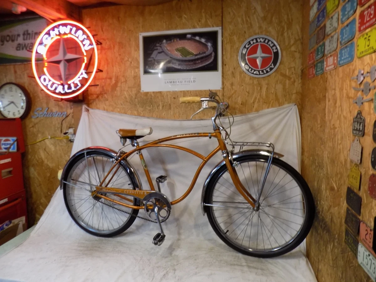 ‼️ SCHWINN CORVETTE ‼️ 24インチ‼️ Sold - Rare Schwinn White Corvette 1959 1 of 13 known | Archive