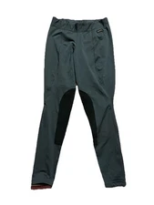 Kerrits Knee Patch Riding Performance Tights Pants Womens L Gray