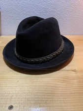 VTG.  CHAMP “Feel The Felt” Velour FEDORA HAT Please Read Description