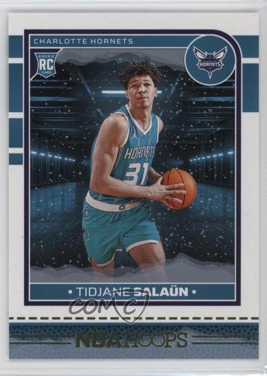 2024-25 Panini NBA Hoops Rookies Winter Tidjane Salaun Tidjane Salaün #236 0g1u