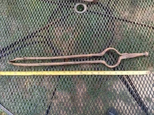 18th Century Hand Wrought Iron Blacksmith Fireplace Tongs