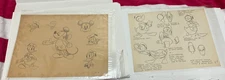 Pencil Drawing Disney Pair of drawings Mickey Mouse Donald Duck Frank Follmer