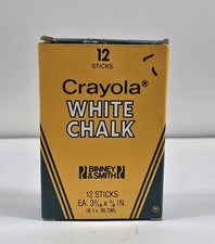 Vintage Crayola Binney Smith White Chalk 1960-1970 NEW