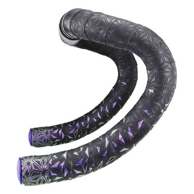 Supacaz Super Sticky Kush Star Fade Purple Refractor Bar Tape Grip Wrap-Brand