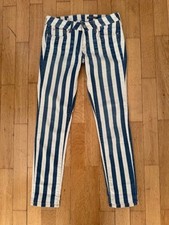 TOMMY HILFIGER Jeans, w29/32, blau/weiß gestreift, NEUWERTIG