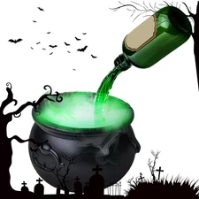 Cauldron Diffuser Halloween Black Witch Jar Cauldron Pot Black Pot Expedient