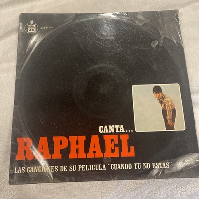 RARE LP  RAPHAEL LAs Canciones De Su Pelicula Cuando Tu No Estas GH 11-112 Gamma