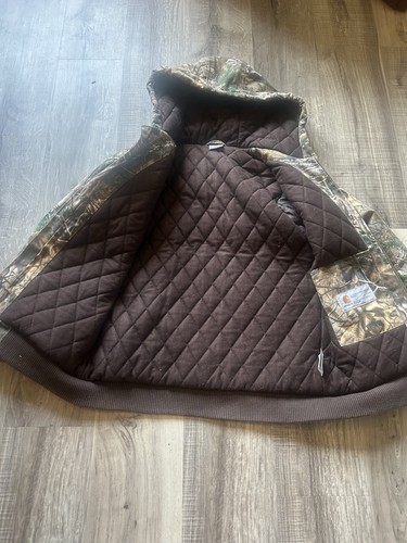 Carhartt Real tree Camo Coat Youth Large - Picture 4 of 5