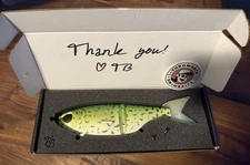 Throwback Baits Spring Crappie Retro CT Glide Swimbait - Brand New