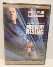 Mercury Rising DVD 1999 WS R Action Adventure Bruce Willis Alec Baldwin NEW