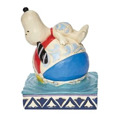 Peanuts by Jim Shore Snoopy Having a Ball 4.5" Figurine 6007935 New in Box