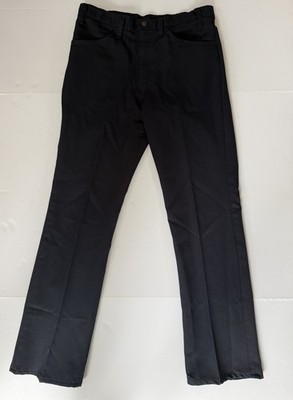 Vintage Levis Pants  34/32x32  Navy Blue Polyester Dacron Sta Prest 517 80s 90s