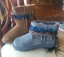 Featherd Boot Huggers, Boot Toppers