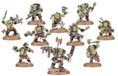 Warhammer 40k Armageddon Ork Boyz x10 Squad 