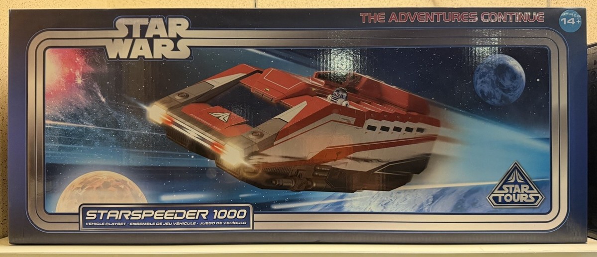 Star Wars Star Tours Limited Edition StarSpeeder 1000 Vehicle Play