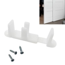  5 Pack N 6761 Adjustable Bypass Sliding Door Guide Closet Door Bottom Guide...