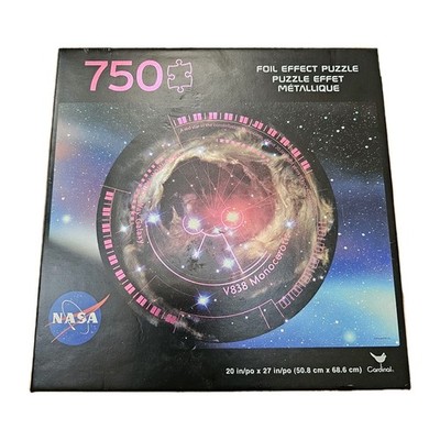 NASA Foil Effect Puzzle Metallique 750 Pieces Factory Sealed Nebula Spinmaster