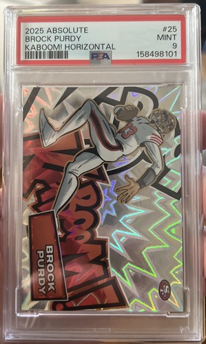 2025 Panini Absolute Brock Purdy Base (PSA 9)