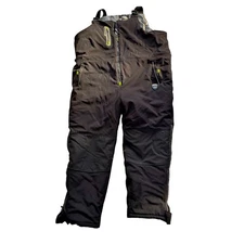 RefrigiWear Men's 3XL Insulated Extreme Softshell High Bib Overalls -60F 0795R