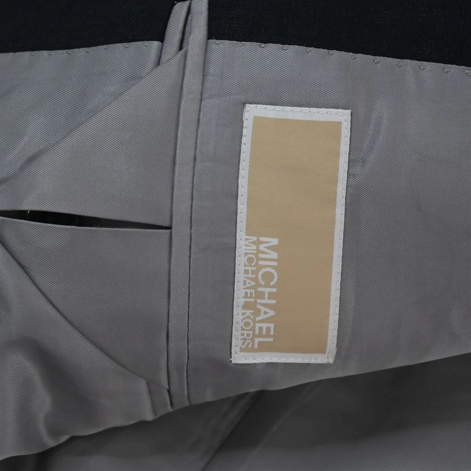 Michael Kors 44R 38x30 Gray 100% Wool Mens Jacket Pants Suit - Image 4 of 4