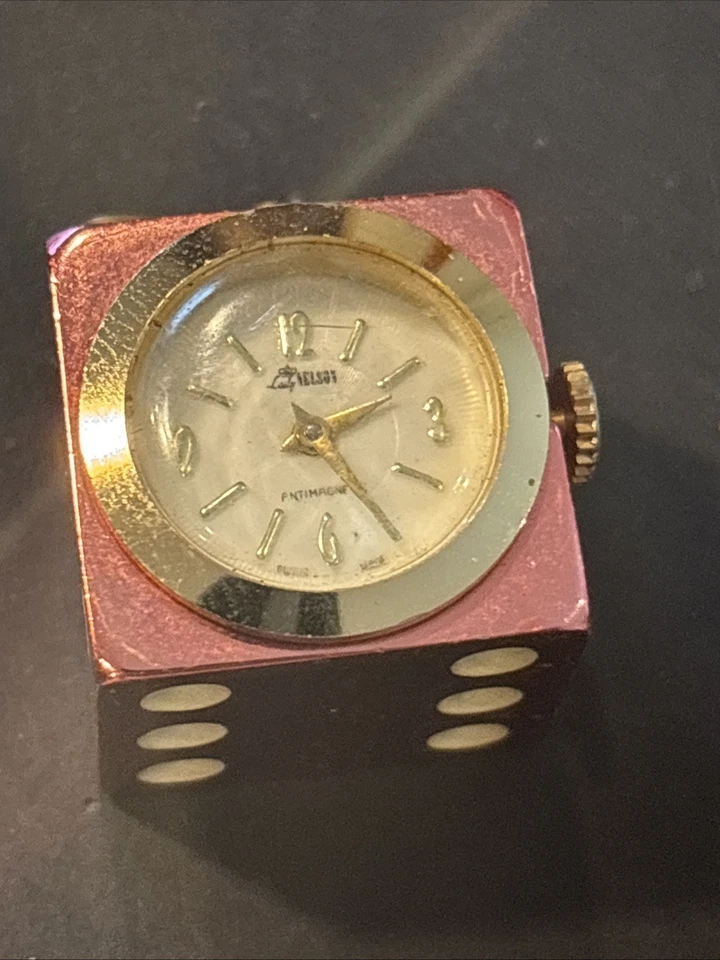 Vintage Unisex 17J Swiss DICE Pendant Watch Running-Working As Is Conditions - Image 2 of 4