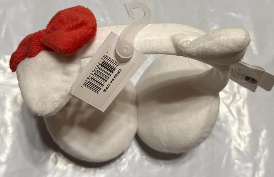 Protetores auriculares Bioworld Sanrio Hello Kitty dobráveis cosplay micro lã ajustável - Imagem 4 de 4