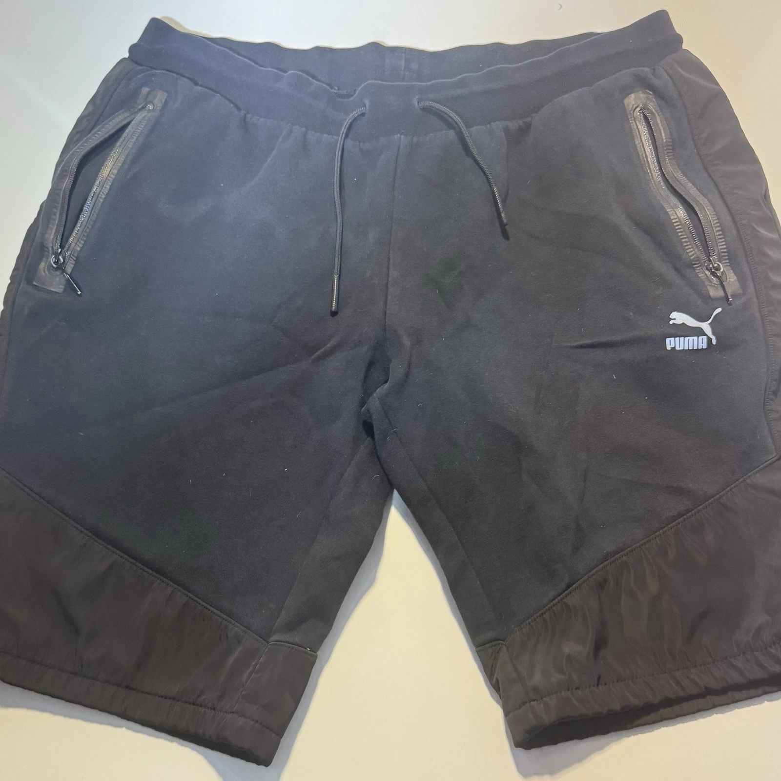 Puma pantaloncino uomo nero pantaloncino felpato comodo uomo taglia XXL