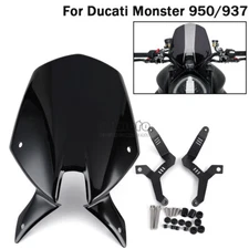 WindScreen Windshield Wind Deflector For DUCATI Monster 937 / 950 2021-2022