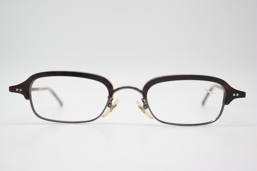 Vintage Brille L.A. Eyeworks BOX CAR Braun Silber Oval Brillengestell eyeglasses - Bild 1 von 6